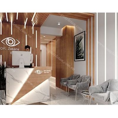 Quầy Lễ Tân Hiện Đại - Cao Cấp QLTCC129