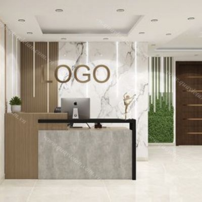 Quầy Lễ Tân Hiện Đại - Cao Cấp QLTCC135