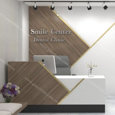 Quầy Lễ Tân Hiện Đại - Cao Cấp QLTCC140