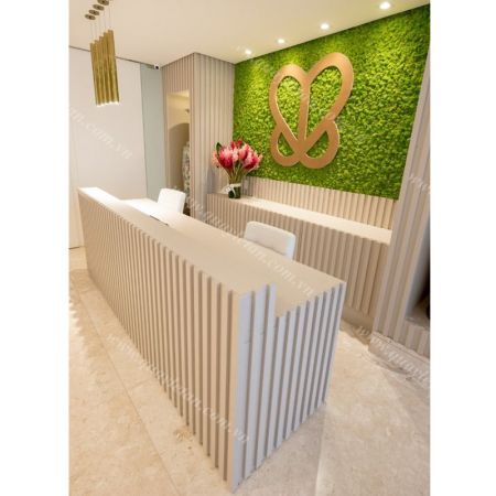 Quầy Lễ Tân Hiện Đại - Cao Cấp QLTCC128