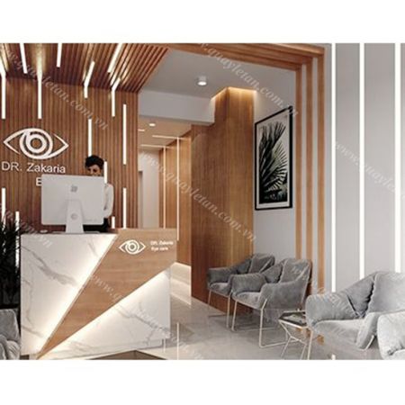 Quầy Lễ Tân Hiện Đại - Cao Cấp QLTCC129