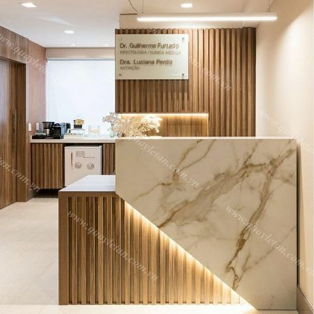 Quầy Lễ Tân Hiện Đại - Cao Cấp QLTCC130