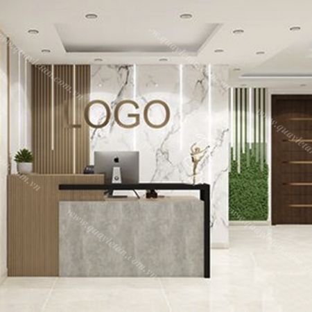 Quầy Lễ Tân Hiện Đại - Cao Cấp QLTCC135