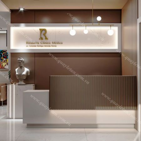 Quầy Lễ Tân Hiện Đại - Cao Cấp QLTCC142