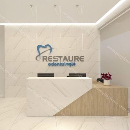 Quầy Lễ Tân Hiện Đại - Cao Cấp QLTCC146