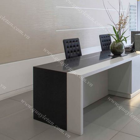 Quầy Lễ Tân Lệch Sơn QLTL S02